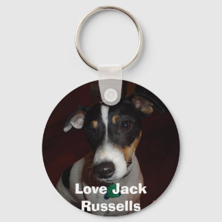 Kärlek My Jack Russell Keychain Nyckelring