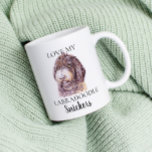 Kärlek My Labradoodle Hund Kaffemugg<br><div class="desc">Den här designen kan vara personlig i det område som tillhandahålls genom att ändra fotot och/eller text. Du kan också anpassa den genom att klicka på Anpassa den här mallen och sedan välja klicka för att anpassa ytterligare alternativ och ta bort eller ändra färg i bakgrunden, lägga till text, ändra...</div>