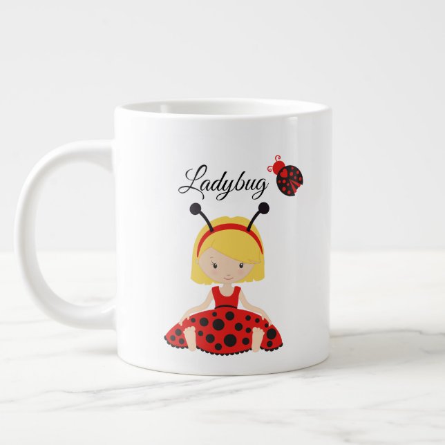 Kärlek My Ladybug - Jumbo Mugg (Vänster)