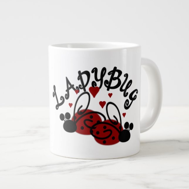 Kärlek My Ladybug - Jumbo Mugg (Framsida höger)