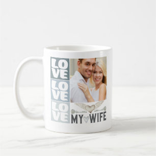 Kärlek My Maka Heart Photo Kaffemugg