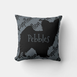 Kärlek My Papillon Hund Pillow Kudde