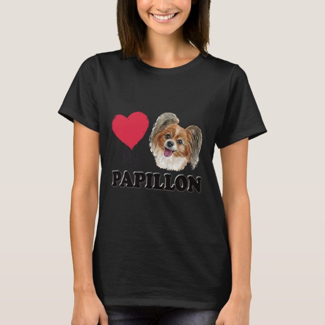 Kärlek My Papillon T Shirt (Framsida)