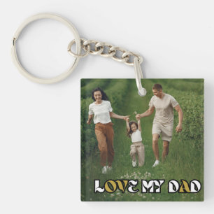 Kärlek My Pappa Nyckelring