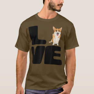 Kärlek My Pembroke Welsh Corgi Hund älskare Gift T Shirt