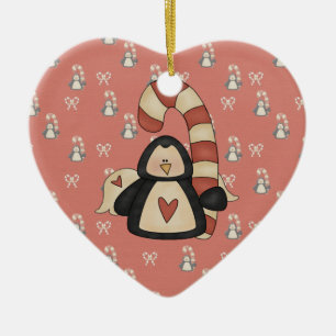 Kärlek my Penguin Julgransprydnad Keramik