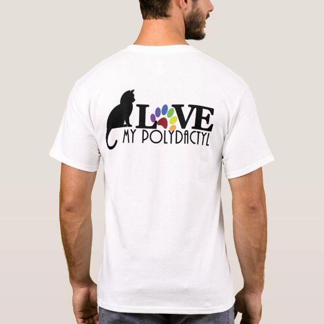KÄRLEK My Polydactyl (baksida) T Shirt (Baksida)