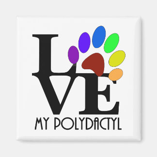 KÄRLEK My Polydactyl Magnet