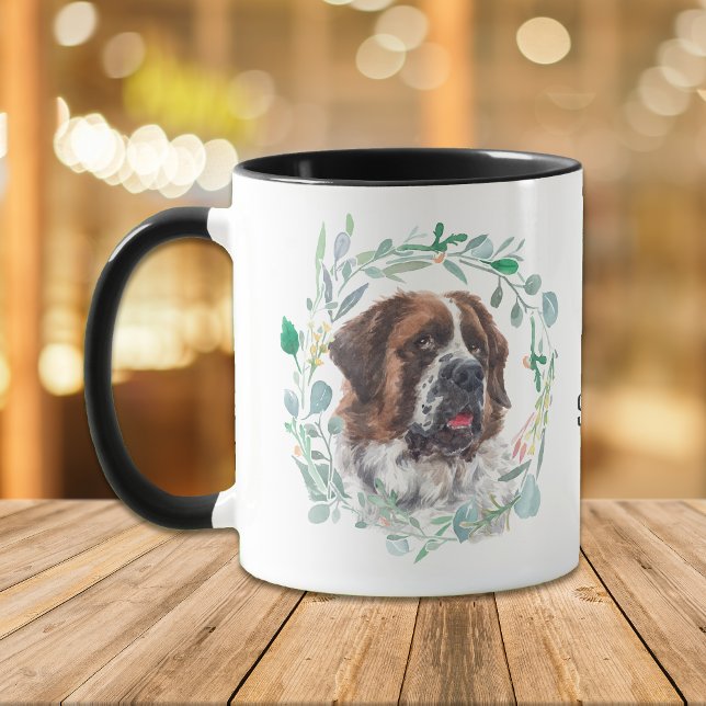 Kärlek My Saint Bernard Wandefrefee Mugg (Skapare uppladdad)