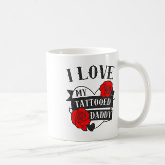 Kärlek My Tattoed pappa sa: Ro Tattodesigning Kaffemugg