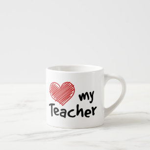 Kärlek My Teacher Espressomugg