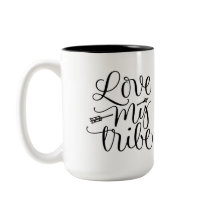 Kärlek My Tribe Kopp Design