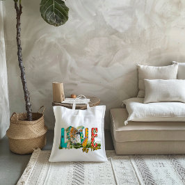 Kärlek My Tribe Native American Tote Bag Tygkasse