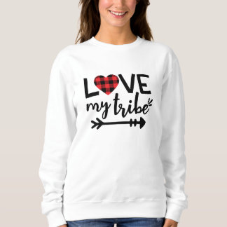 Kärlek My Tribe Red Buffalo Play Sweatshirt T Shirt