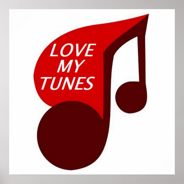 KÄRLEK MY TUNES POSTER (Framsidan)