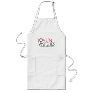 Kärlek 'N Watches Apron Långt Förkläde