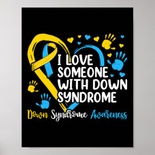 Kärlek någon med nedåtsyndrom S Poster