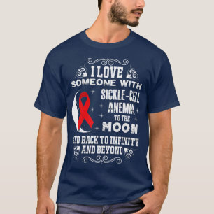 Kärlek Någon- Sickle Cell Anemi Awareness Ribbon T Shirt