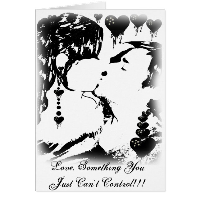 Kärlek. Något som du precis inte kan Hälsningskort (Framsidan)