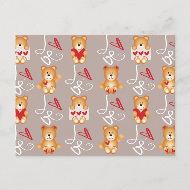 Kärlek Nalle Vykort (Framsida)