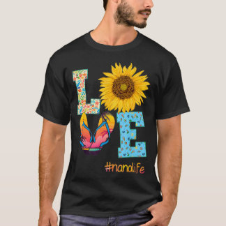 KÄRLEK Nana Life Flinflip flops Hippie Solros Somm T Shirt