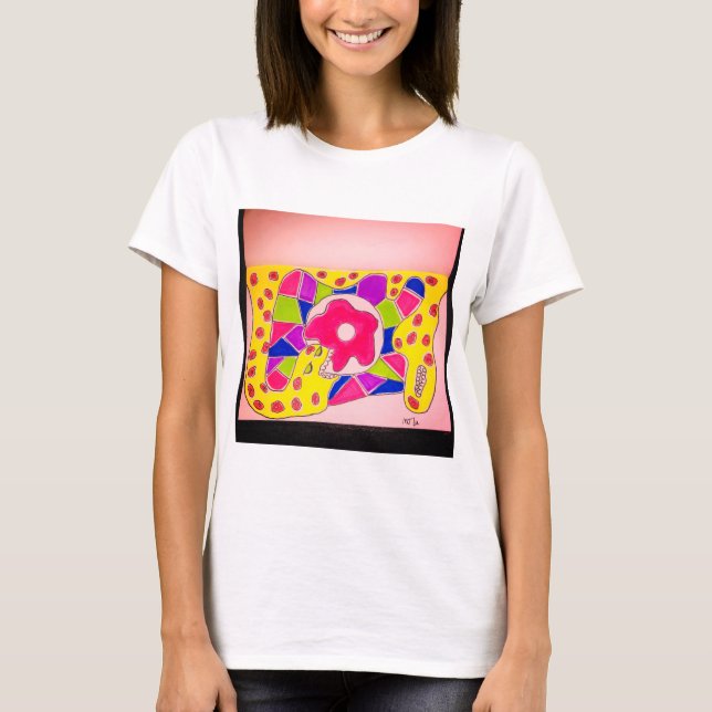 kärlek när du äter det tee shirt (Framsida)