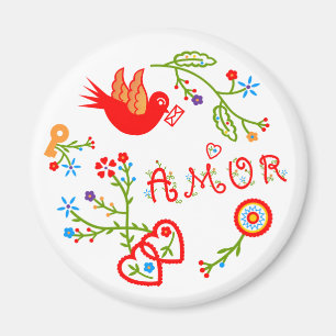 Kärlek-näsdukar av valentinus magnet