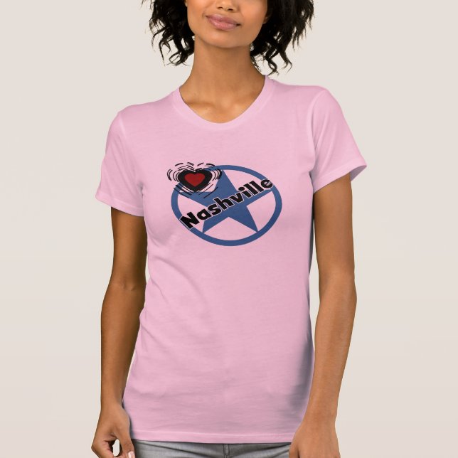 Kärlek Nashville T-shirt (Framsida)