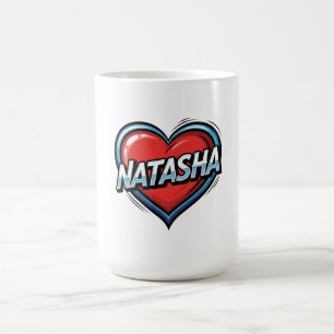 Kärlek Natasha Kaffemugg