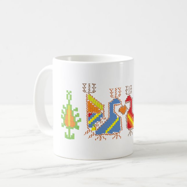 Kärlek Native Bulgariska Motive Classic Mugg (Framsida vänster)