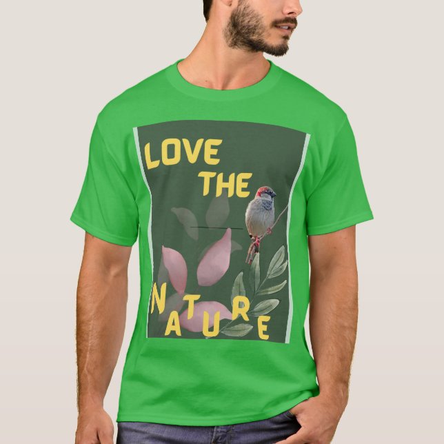 Kärlek Natur T-Shirt (Framsida)