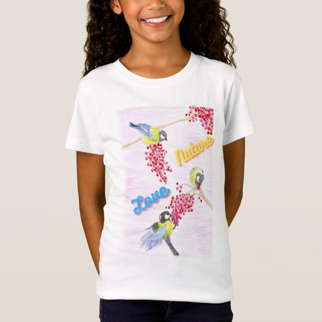 Kärlek Nature T Shirt (Framsida)