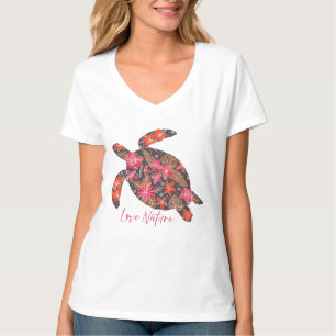 Kärlek Nature Turtle T Shirt