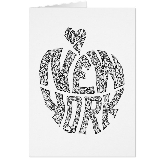 KÄRLEK NEW YORK OBS KORT (Framsidan)