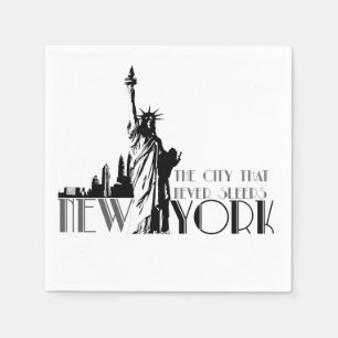 Kärlek New York Pappersservett