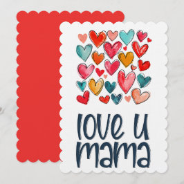 Kärlek Ni Mamma: Ballad Mors dag i Kärlek Inbjudningar