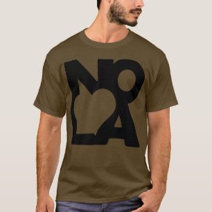 Kärlek NOLA New Orleans American Jazz Blues Music T Shirt