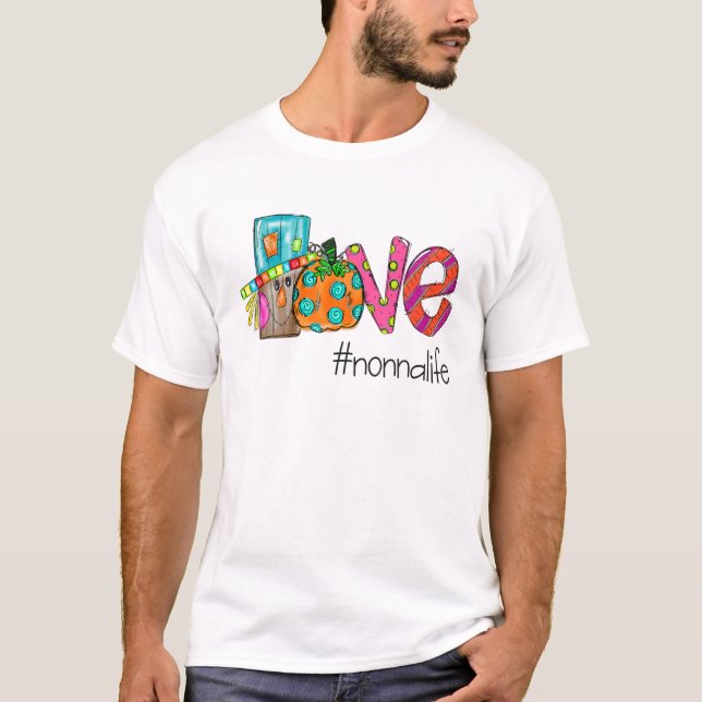 Kärlek Nonnalife - Grandmatee T Shirt (Framsida)