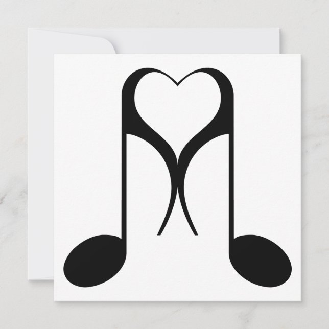 kärlek noterar : 8:e anmärkningen inbjudningar (Framsida)