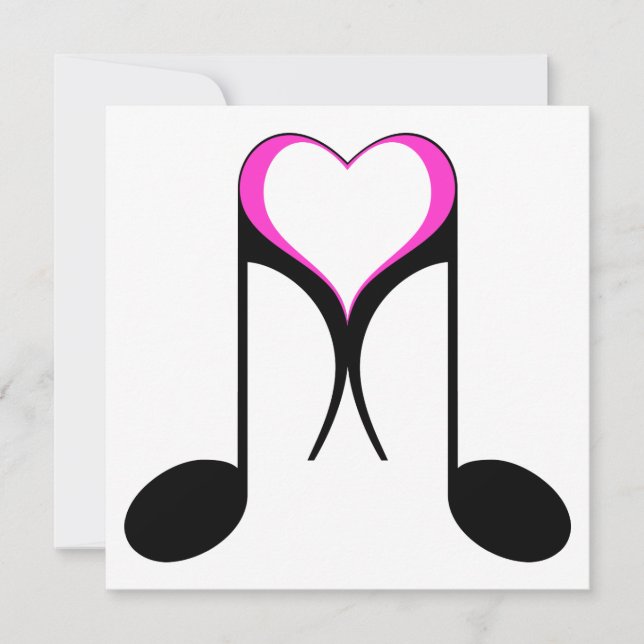 kärlek noterar : åttonde not inbjudningar (Framsida)