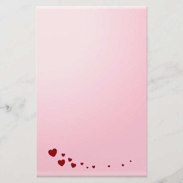 Kärlek noterar brevpapper (Framsida)
