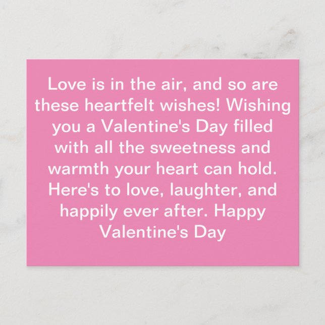 Kärlek noterar: Sänd söthet på ditt sätt Vykort (Framsida)