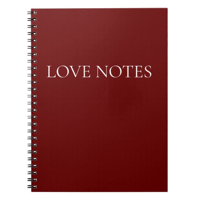 Kärlek Notes Anteckningsbok (Framsidan)