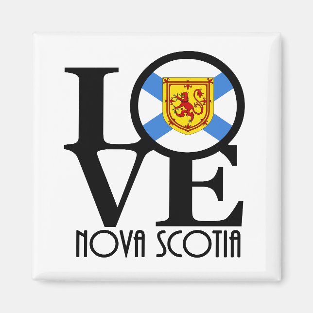 KÄRLEK Nova Scotia Magnet (Framsidan)