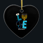 Kärlek Nurse Life Hanukkah Dekoration Menorah Matc<br><div class="desc">Det här är en underbar gåva till din familj,  vänner under Hanukkah-helgdag. De kommer att vara lycklig för att få den här gåvan från dig under Hanukkah helgdag.</div>
