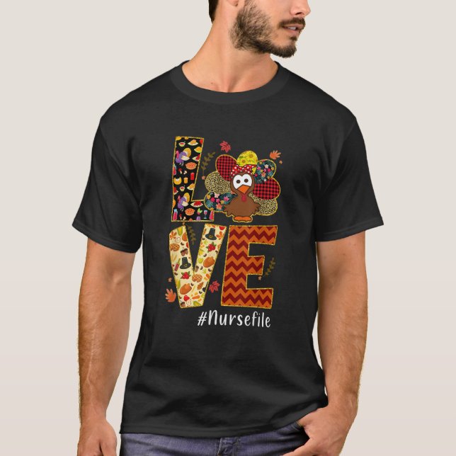 Kärlek Nurse Life Unisex Vuxnor Kids Nurses Famili T Shirt (Framsida)