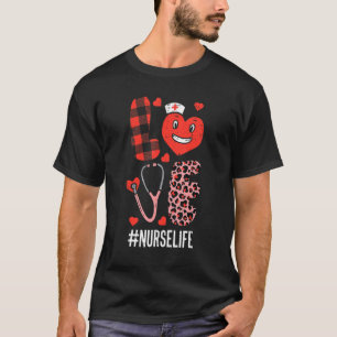 Kärlek Nurse Valentines day SCrub Valentine RN ICU T Shirt