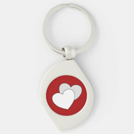 Kärlek - Nyckelkedja för två hörn