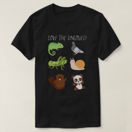 Kärlek: Oälskat Rädda djuren-larmmeddelande T Shirt