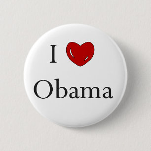 Kärlek Obama knäppas Knapp